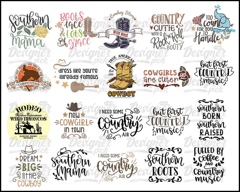 Western Svg Bundle - Digital download