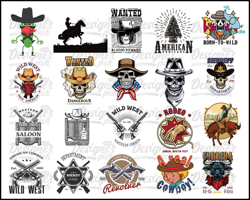 Western Svg Bundle - Digital download