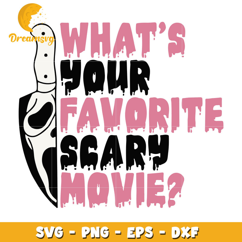 What's your favorite scary movie svg