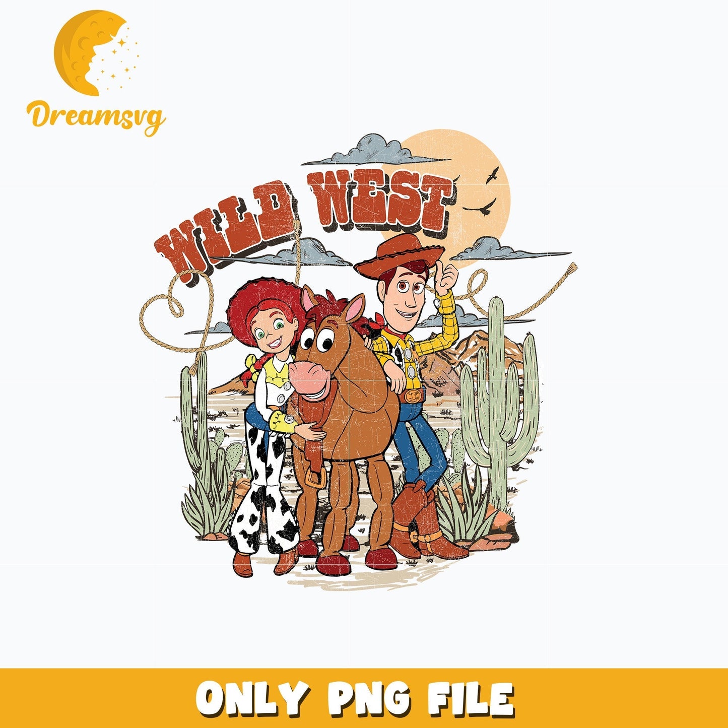 Woody friends wild west png