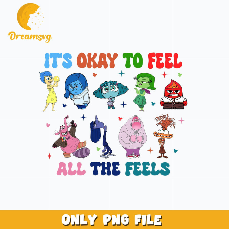 It's Okay To Feel All The Feels png, inside out png