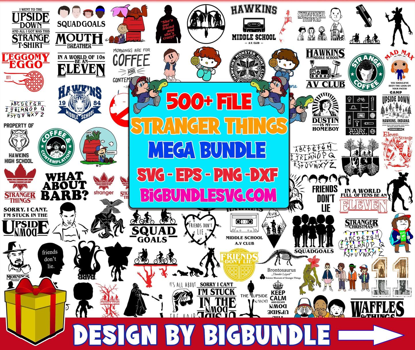 500+ Stranger Things SVG Bundle, Hellfire Club Svg, Stranger Things PNG Bundle, Stranger Things Bundle, Stranger Things Cut Files, Stranger Things Prints