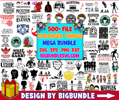 500+ Stranger Things SVG Bundle, Hellfire Club Svg, Stranger Things PNG Bundle, Stranger Things Bundle, Stranger Things Cut Files, Stranger Things Prints