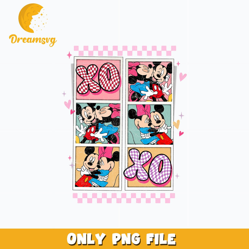 Mickey couple xoxo valentine png