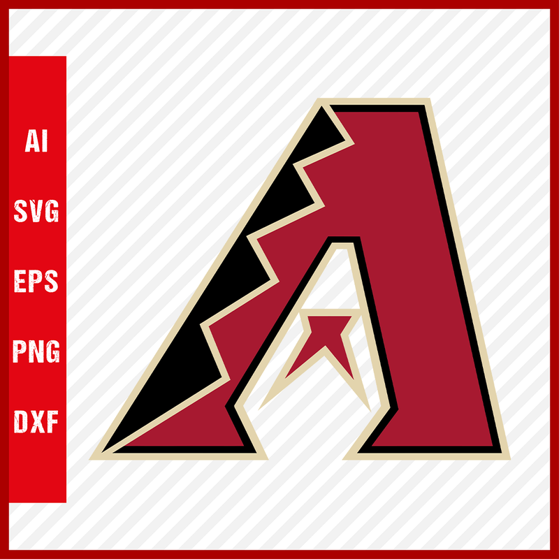 Arizona Diamondbacks MLB Logo svg Cut Files Baseball Clipart