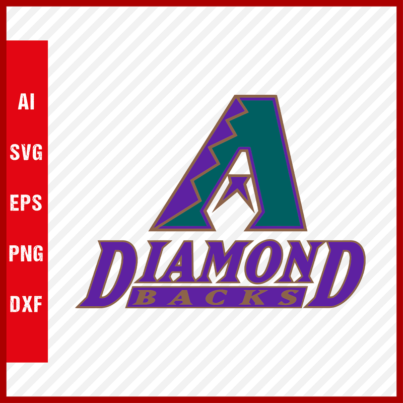 Arizona Diamondbacks MLB Logo svg Baseball Cut Files Clipart