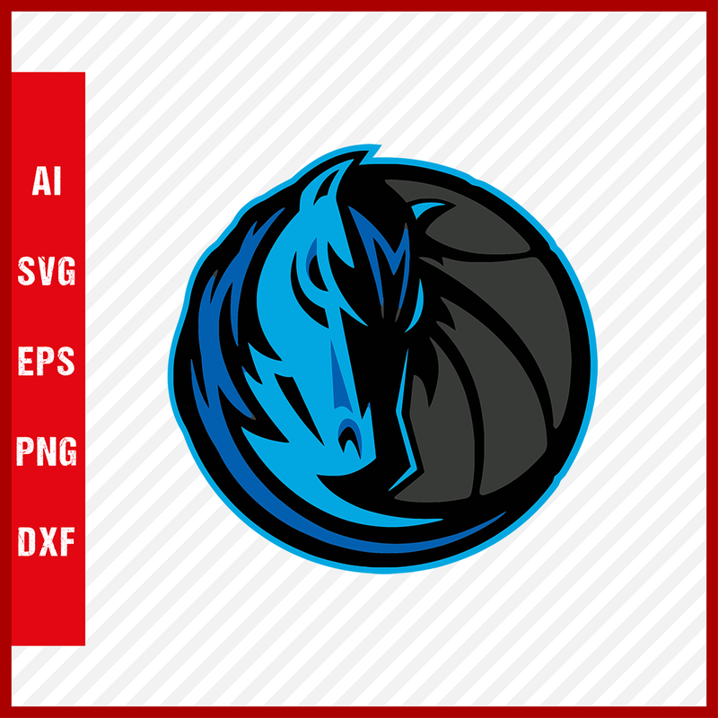 NBA Dallas Mavericks Logo Basketball Team Svg Cut Files Basketball Clipart