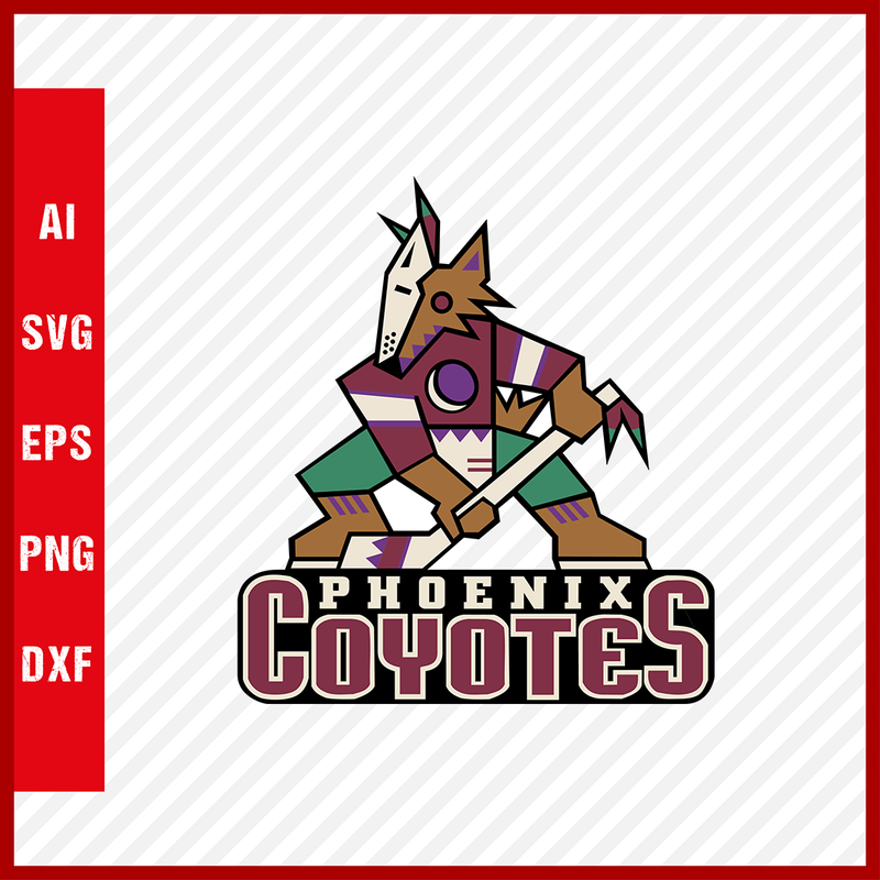 Arizona Coyotes Hockey Logo Svg NHL National Hockey League Team Svg Clipart