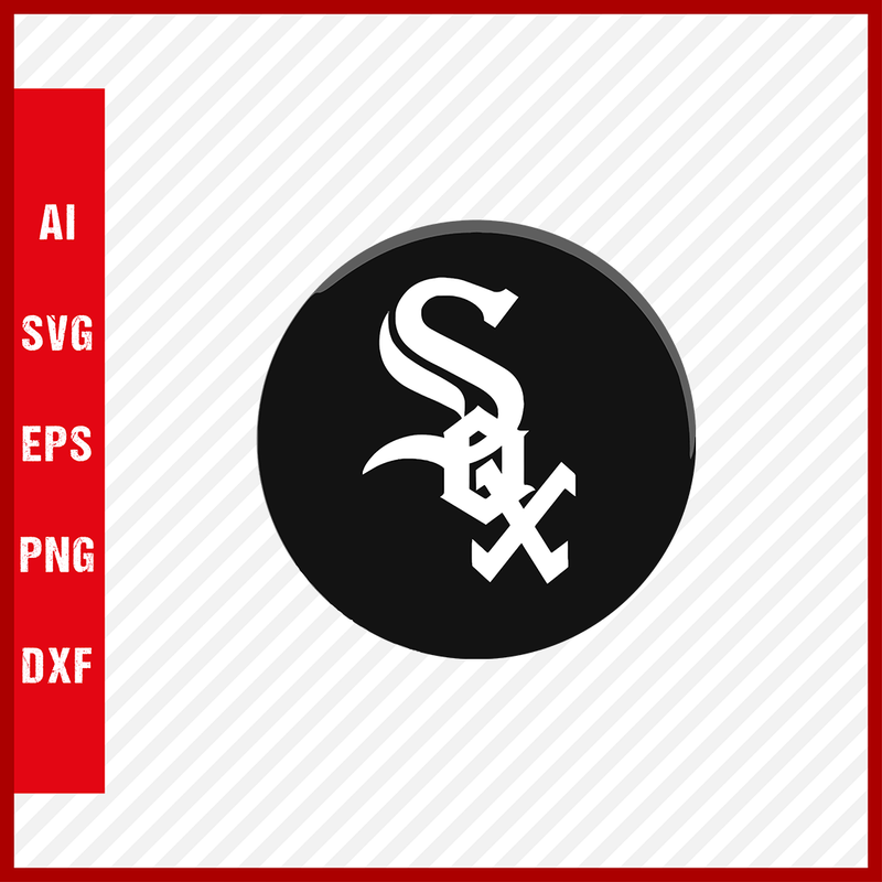 Chicago White Sox Logo Mlb Svg Cut Files Baseball Clipart