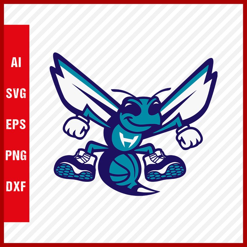 NBA Charlotte Hornets Logo Team Svg Cut Files Basketball Clipart