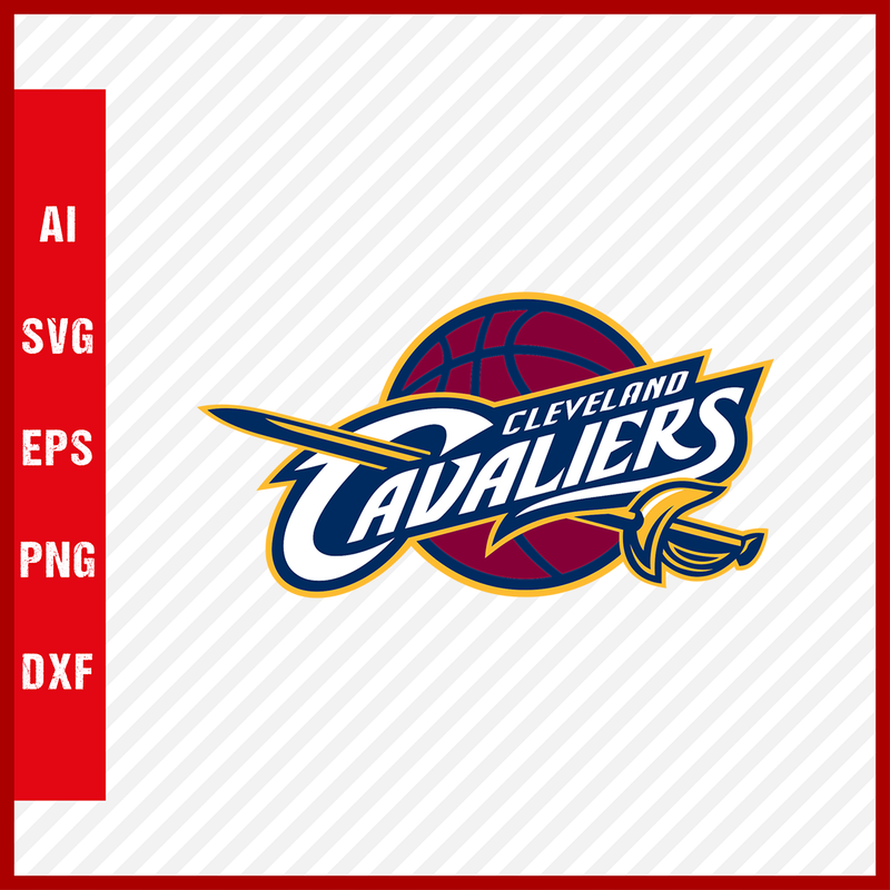 Cleveland Cavaliers Logo NBA Svg Cut Files Basketball Clipart