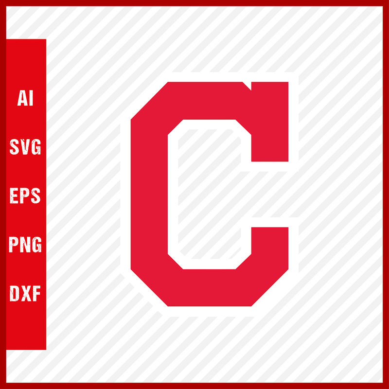 Cleveland Indians Logo Mlb Svg Cut Files Baseball Clipart