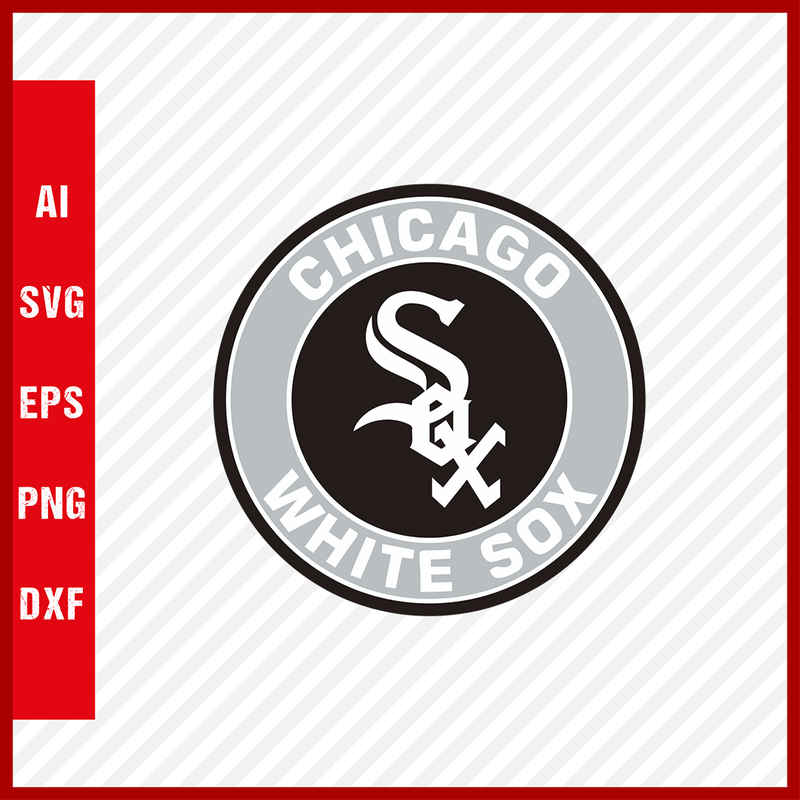 Chicago White Sox Logo Mlb Svg Cut Files Baseball Clipart