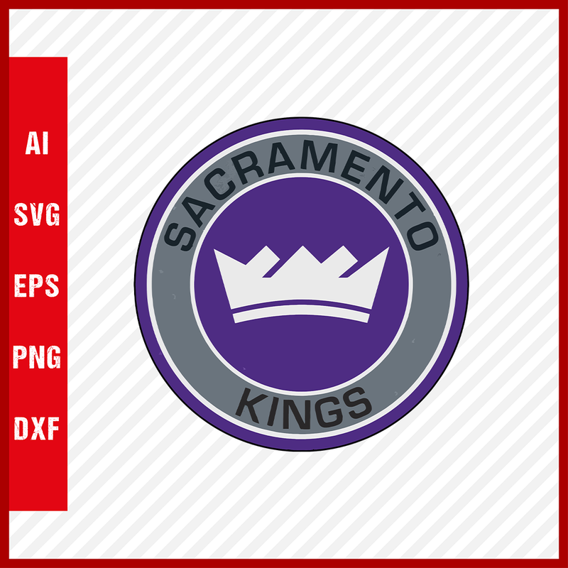 NBA Sacramento Kings Logo Svg Cut Files Basketball Clipart
