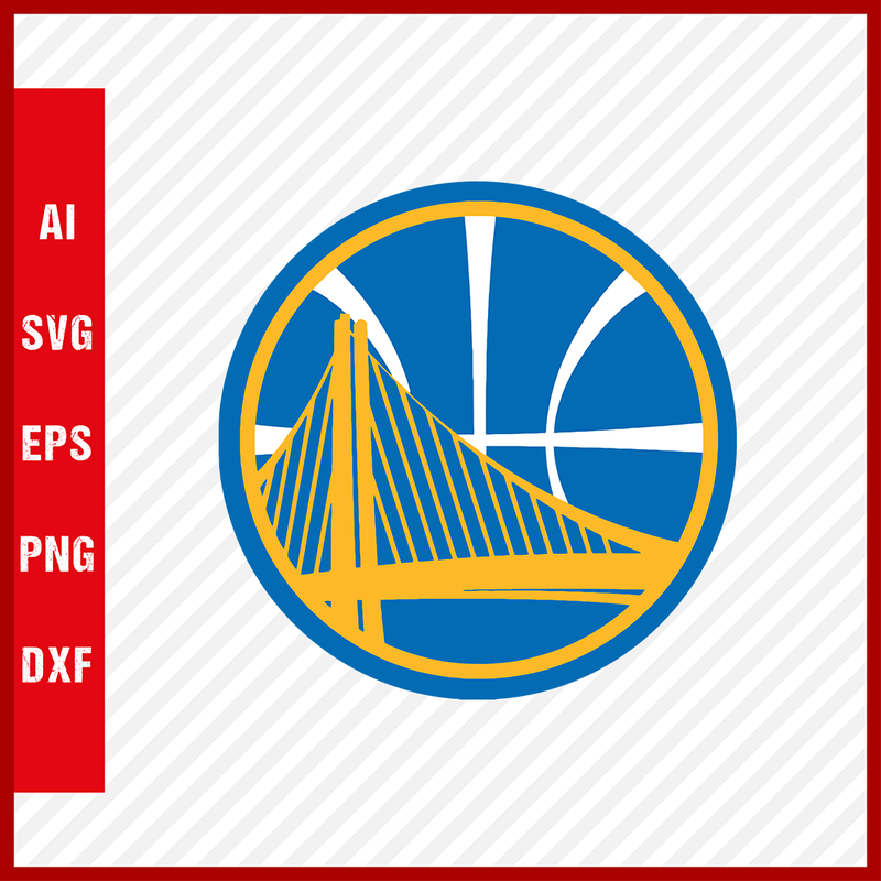 NBA Golden State Warriors Team Logo Svg Cut Files Basketball Clipart
