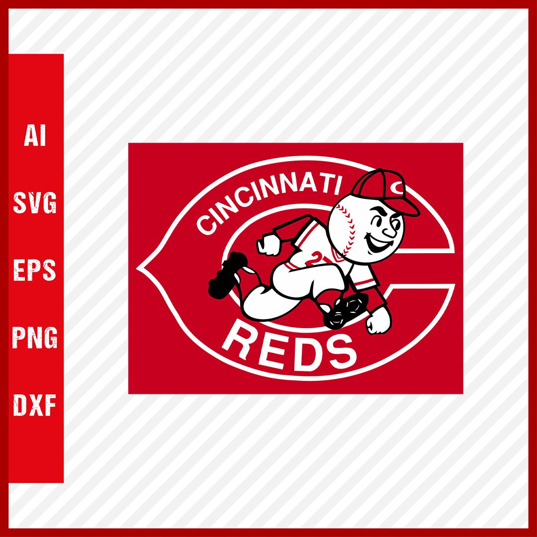 Cincinnati Reds Mlb Svg Cut Files Baseball Clipart