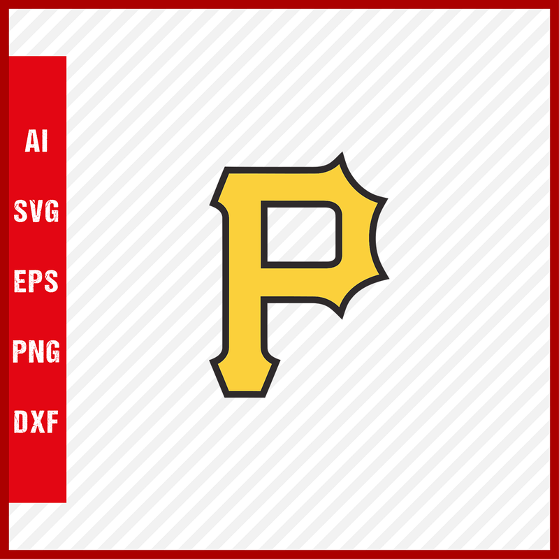 Pittsburgh Pirates Logo MLB Svg Cut Files Baseball Clipart
