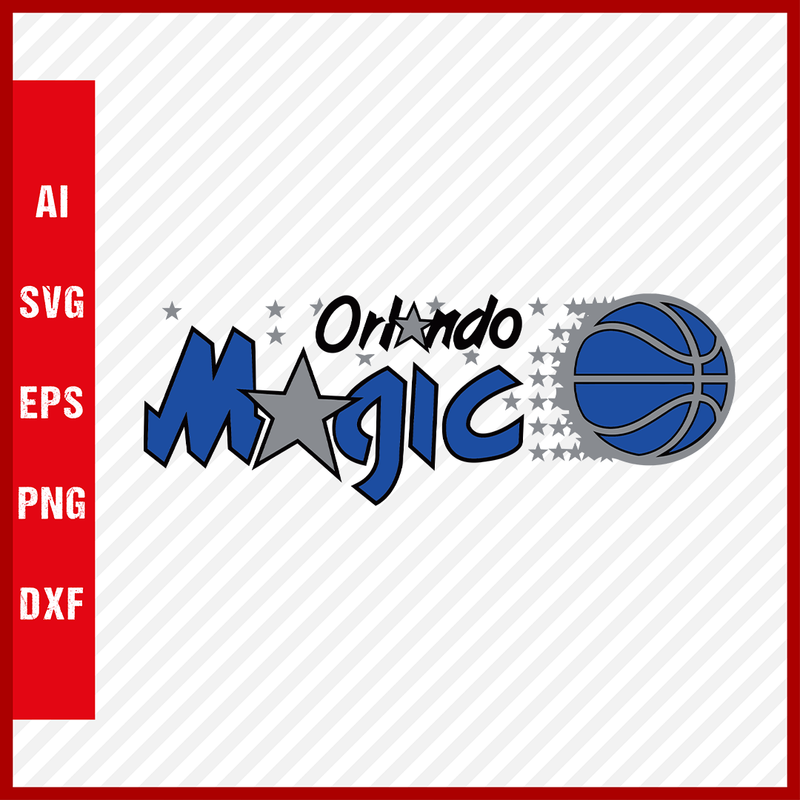 NBA Orlando Magic Logo Svg Cut Files Basketball Clipart