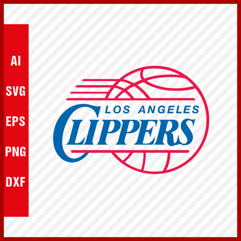 NBA Los Angeles Clippers Logo Svg Cut Files Basketball Clipart
