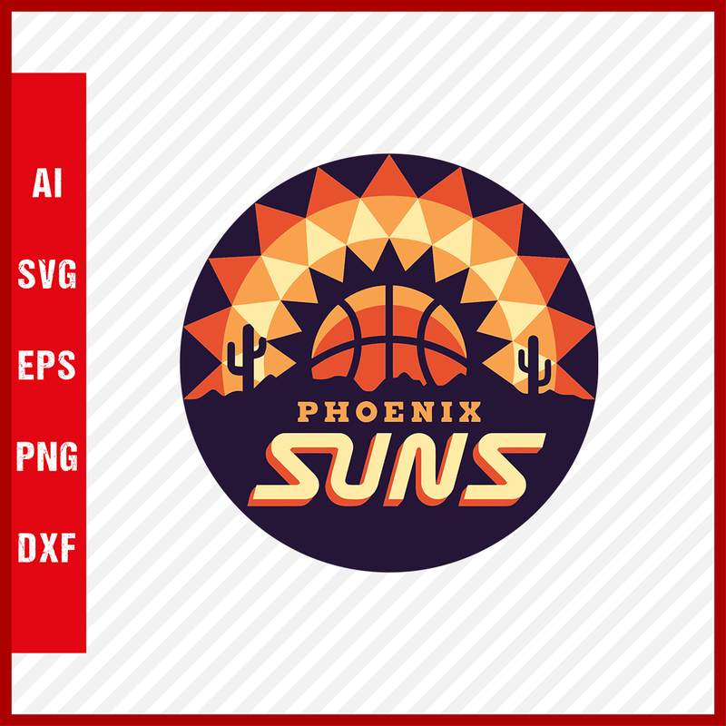 NBA Phoenix Suns Logo Svg Cut Files Basketball Clipart