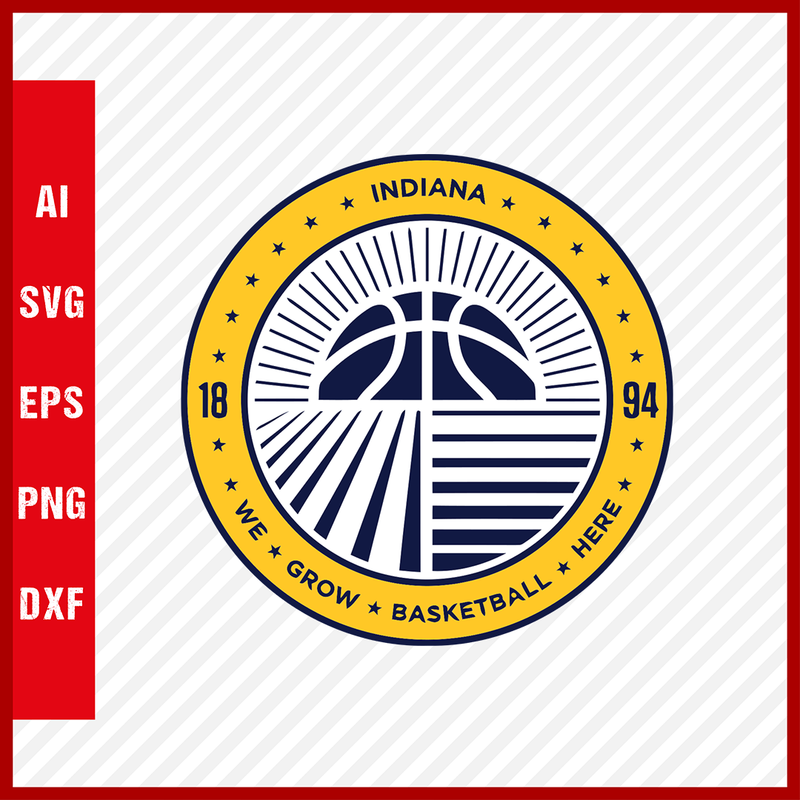 NBA Indiana Pacers Logo Svg Cut Files Basketball Clipart