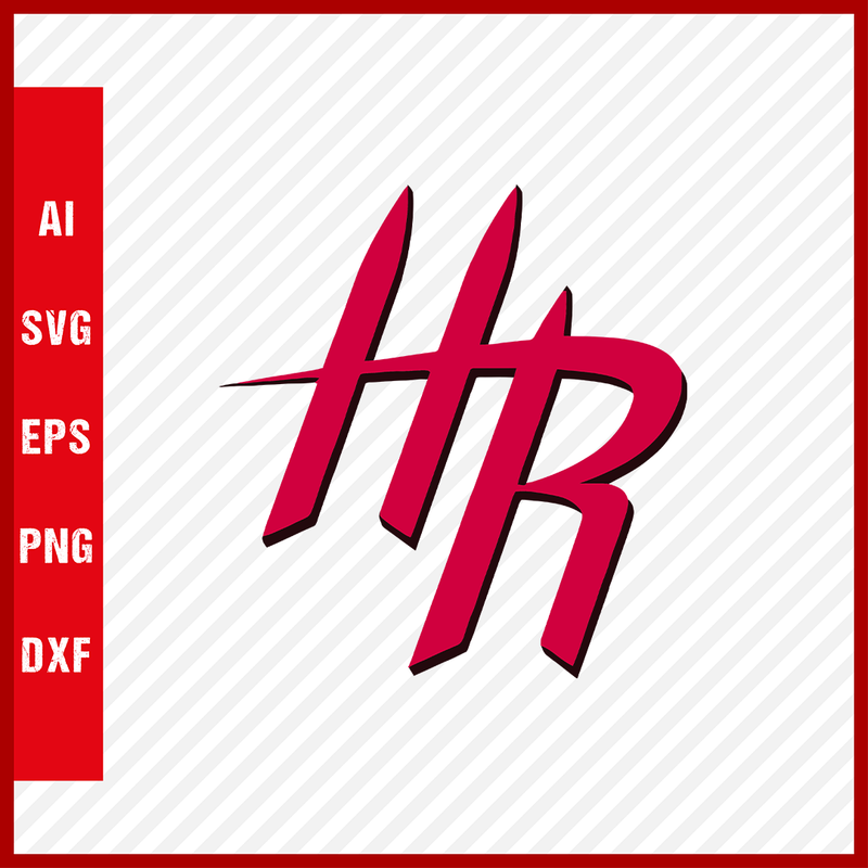 NBA Houston Rockets Logo Svg Cut Files Basketball Clipart