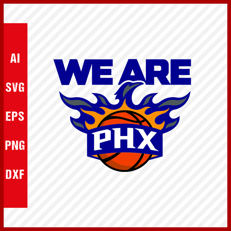 NBA Phoenix Suns Logo Svg Cut Files Basketball Clipart