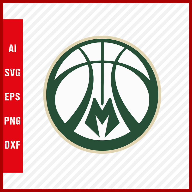 NBA Milwaukee Bucks Logo Svg Cut Files Basketball Clipart