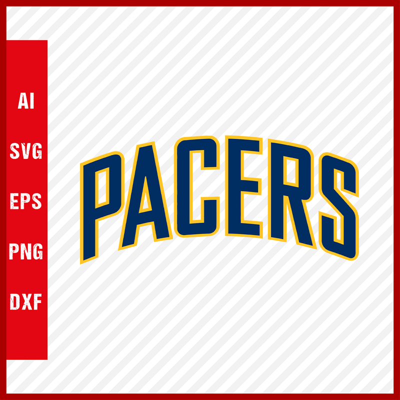 NBA Indiana Pacers Logo Svg Cut Files Basketball Clipart