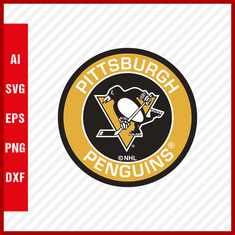 Pittsburgh Penguins Logo Svg NHL National Hockey League Team Svg Clipart