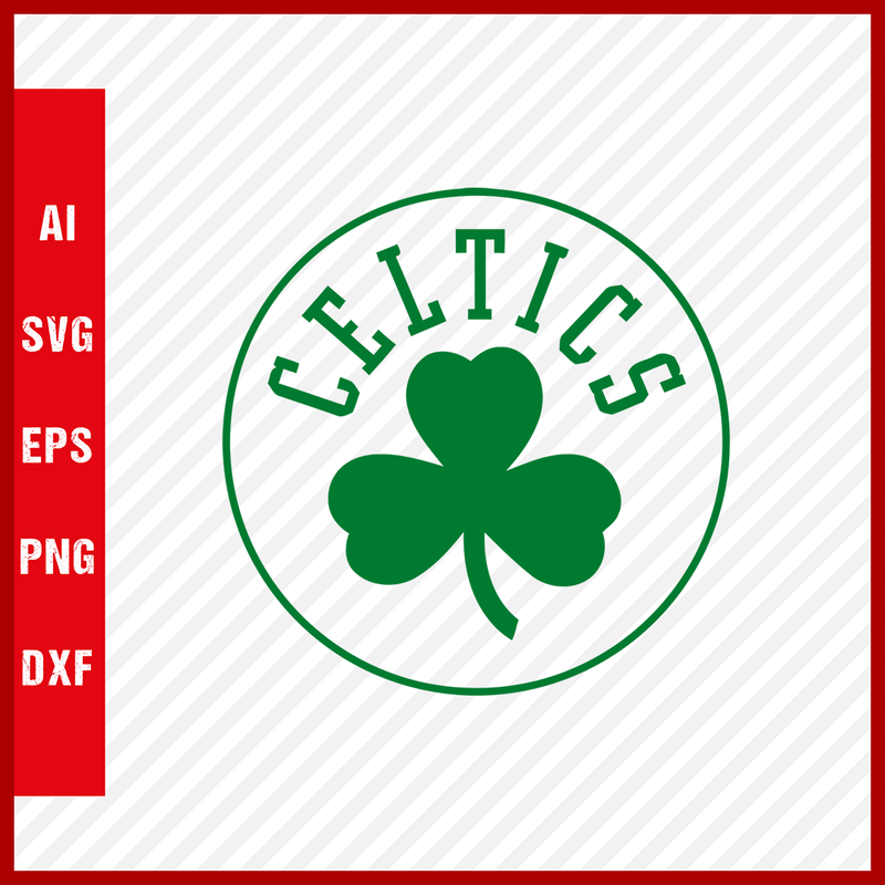 Boston Celtics Logo NBA Svg Cut Files Basketball Clipart