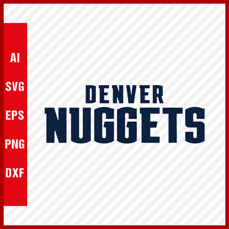 NBA Denver Nuggets Logo Svg Cut Files Basketball Clipart