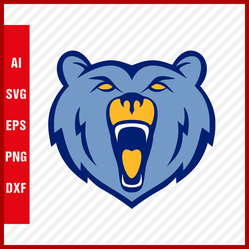 NBA Memphis Grizzlies Logo Svg Cut Files Basketball Clipart