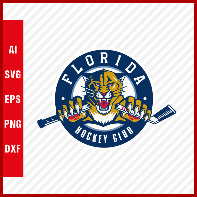 Florida Panthers Svg Logo NHL National Hockey League Team Svg Clipart