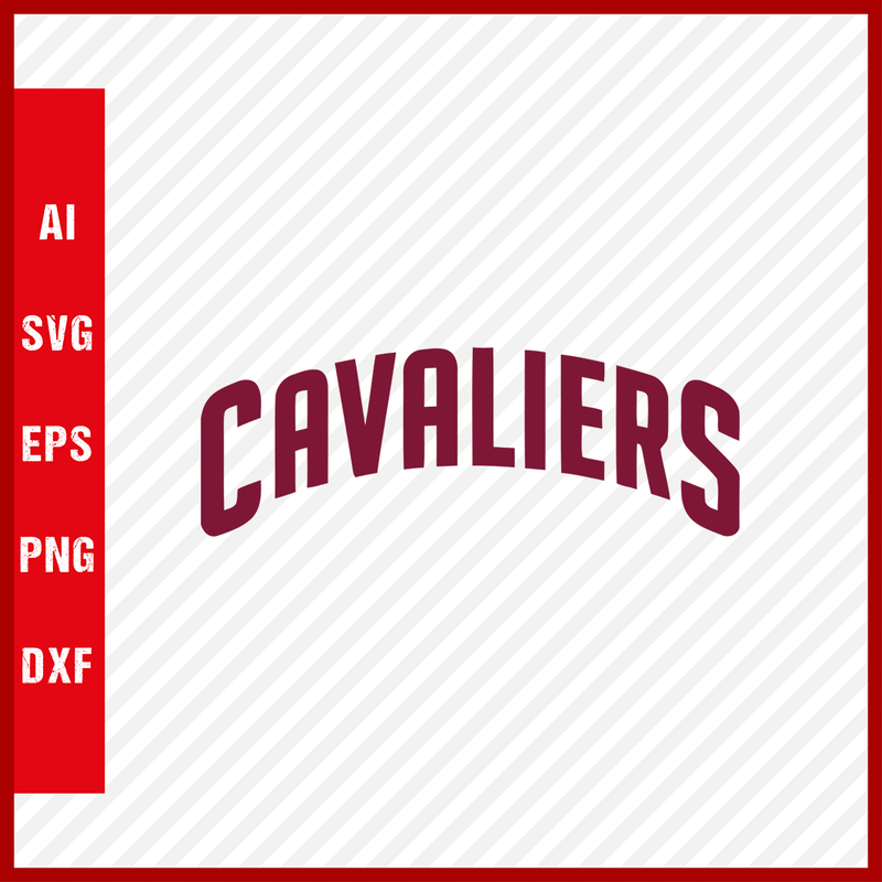 Cleveland Cavaliers Logo NBA Svg Cut Files Basketball Clipart