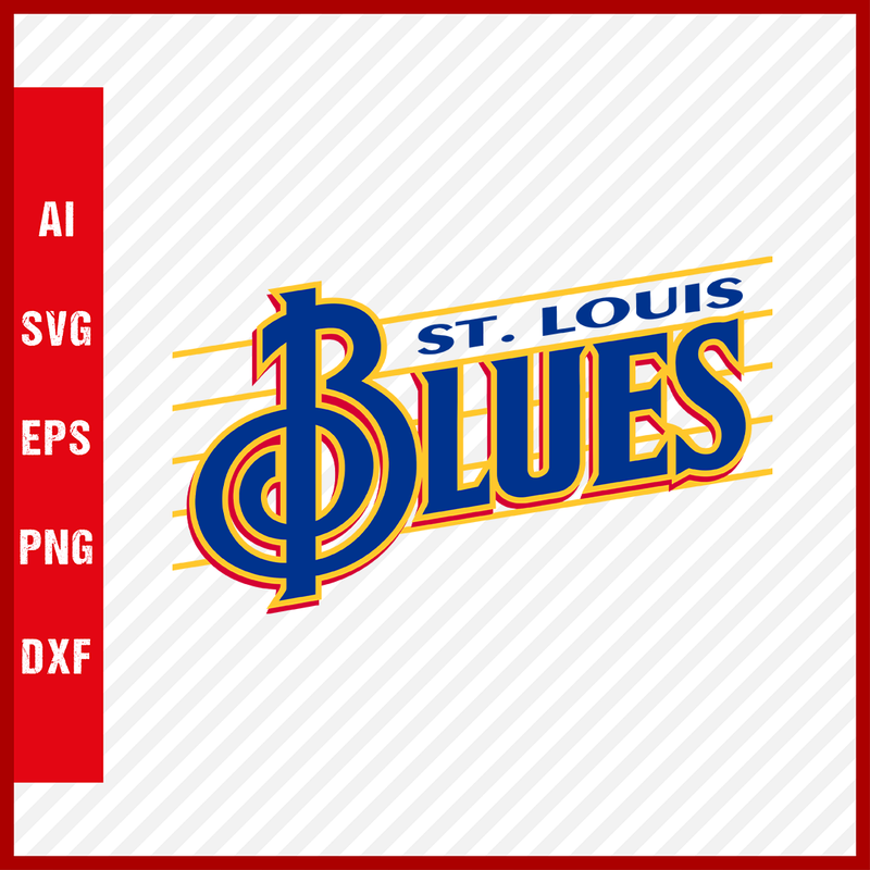 St. Louis Blues Logo Svg NHL National Hockey League Team Svg Clipart