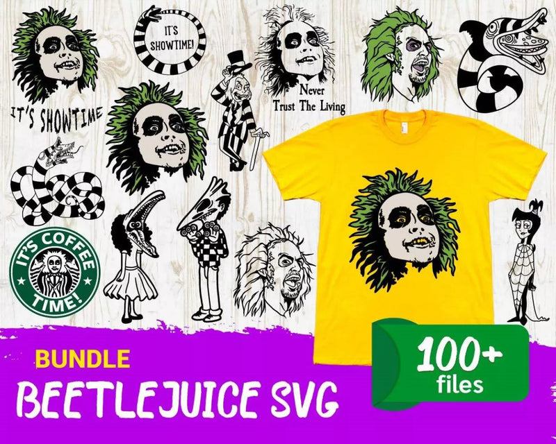 Beetlejuice Svg Files for Cricut and Silhouette - Clipart & Cut Files