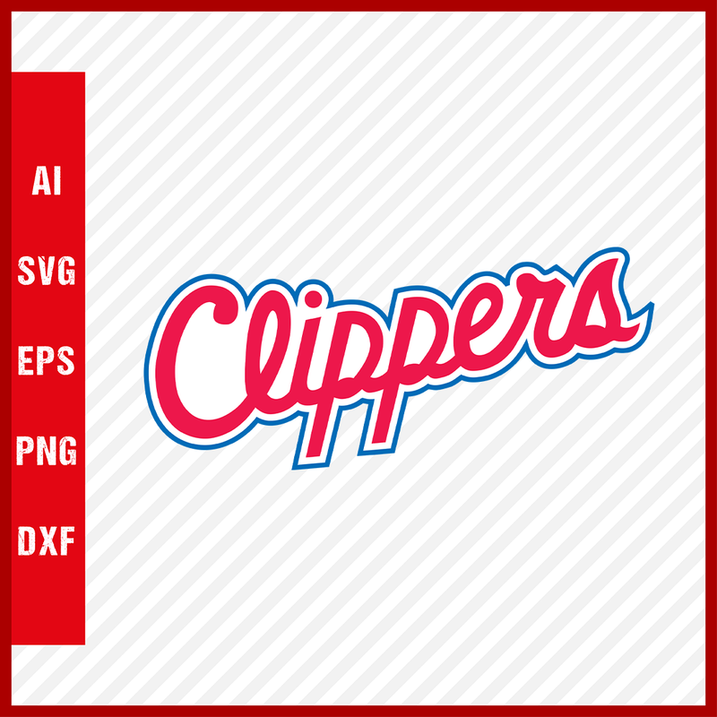 NBA Los Angeles Clippers Logo Svg Cut Files Basketball Clipart