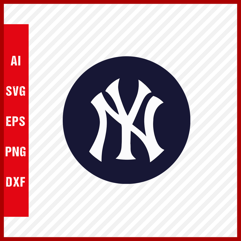 New York Yankees Logo MLB Svg Cut Files Baseball Clipart