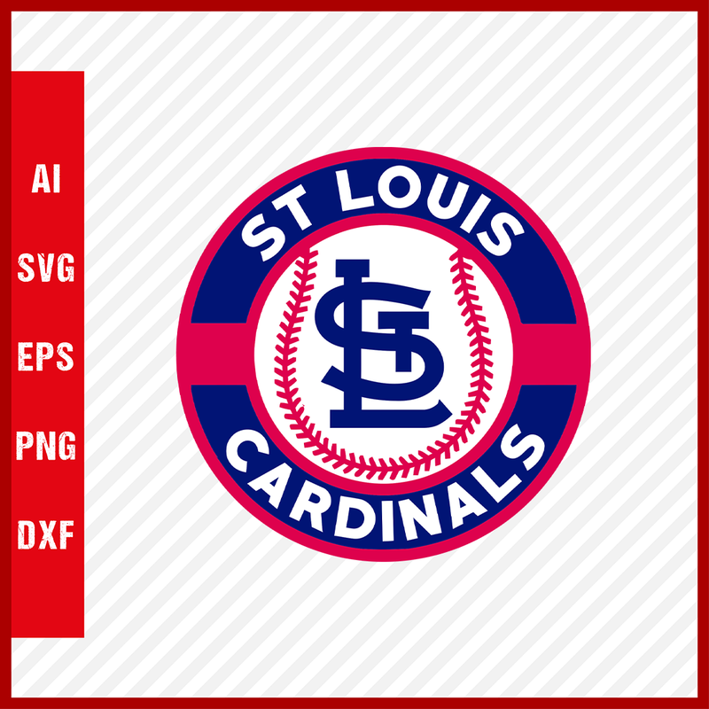 St. Louis Cardinals Logo MLB Svg Cut Files Baseball Clipart