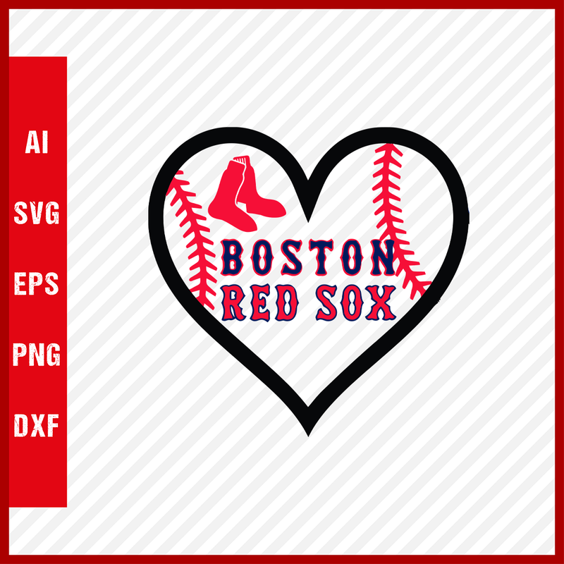 Boston Redsox Logo Mlb Svg Cut Files Baseball Clipart