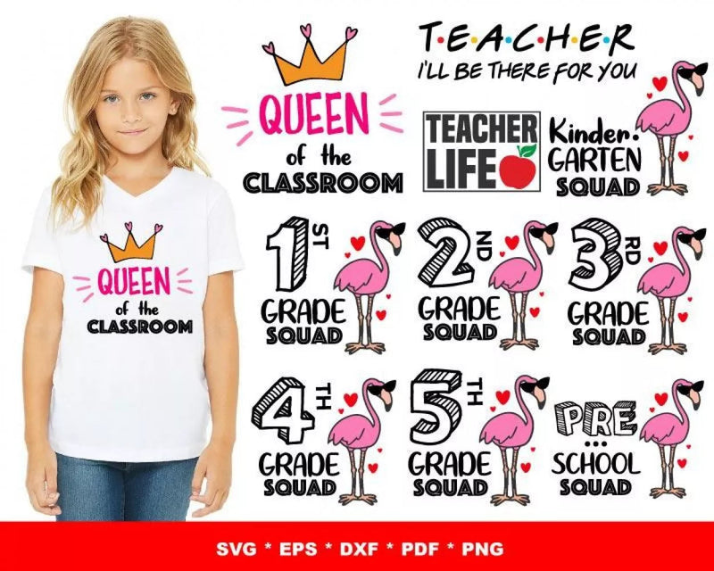 Back To School Svg Files for Cricut and Silhouette - Clipart & Cut Files