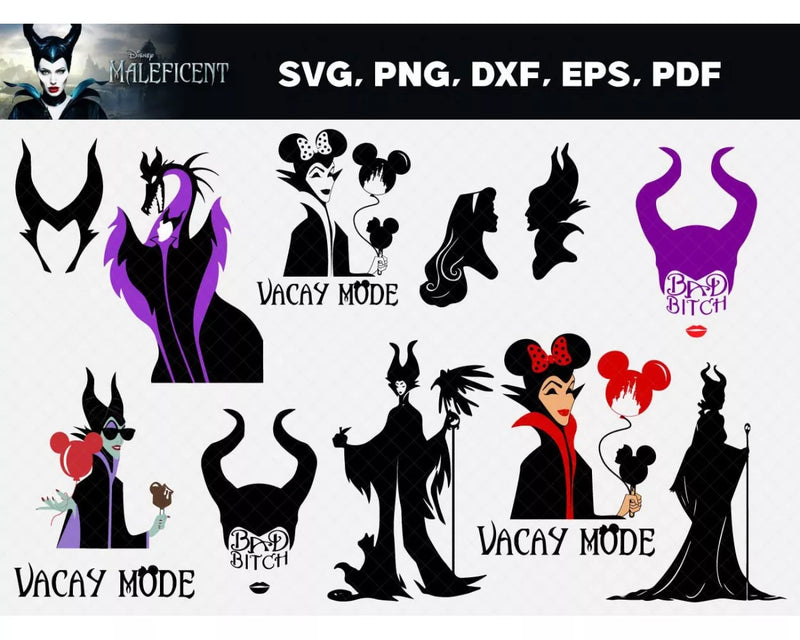 Maleficent Svg Files for Cricut and Silhouette 37+ Clipart & Cut Files