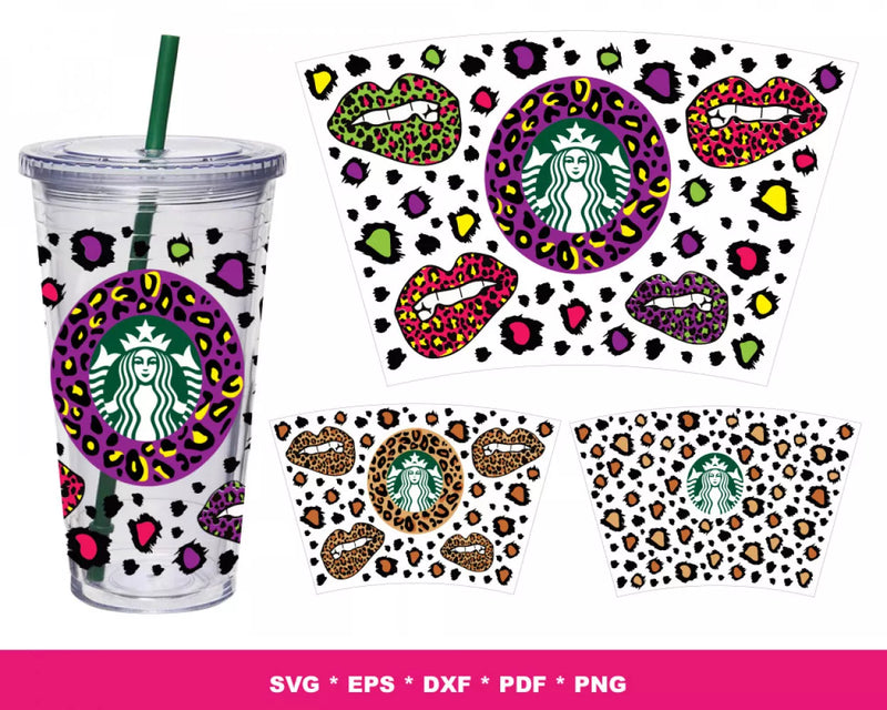 Glam Baby Starbucks Wrap Svg Files for Cricut and Silhouette - Clipart & Cut Files 