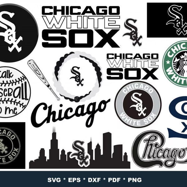 Chicago White Sox MLB Baseball Set Design SVG Files, Cricut, Silhouett –  lasoniansvg