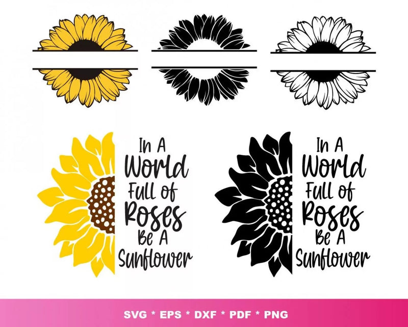 Rose PNG & SVG Files for Cricut and Silhouette, Rose Clipart & Cut Files
