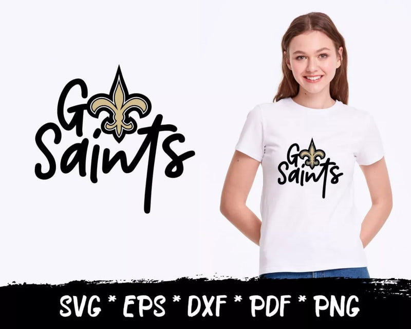Saints Girl SVG, New Orleans Saints Girl SVG