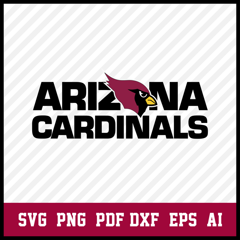 Arizona Cardinals Banner Logo Svg, Arizona Cardinals Svg-Png Files, Arizona Cardinals Svg Files For Cricut, Arizona Cardinals Cut File, NFL Svg