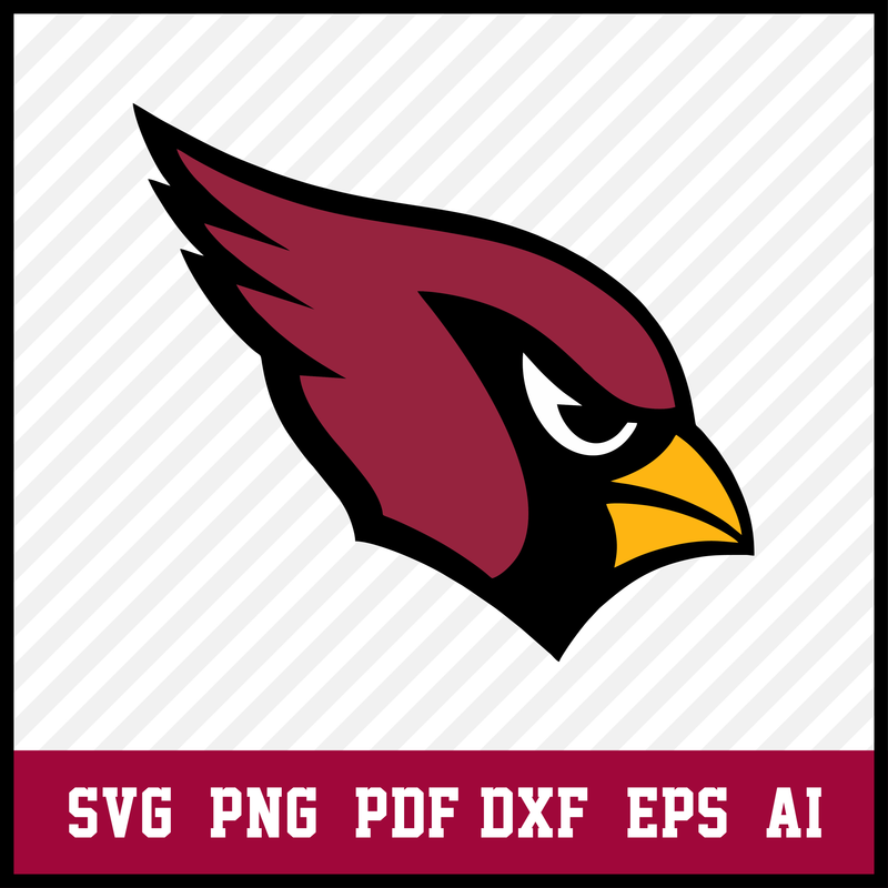 Arizona Cardinals Eagle Logo, Cardinals Svg, Arizona Cardinals Logo, Cardinals Clipart, Football SVG bundle, Svg File for cricut, Nfl Svg
