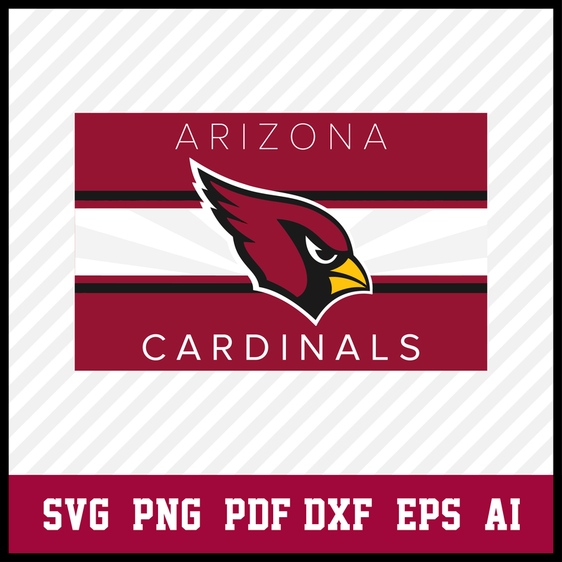 Arizona cardinals Flag Logo svg, Arizona Cardinals Logo, Cardinals Svg, Cardinals Clipart, Football SVG, Svg File for cricut, Nfl Svg